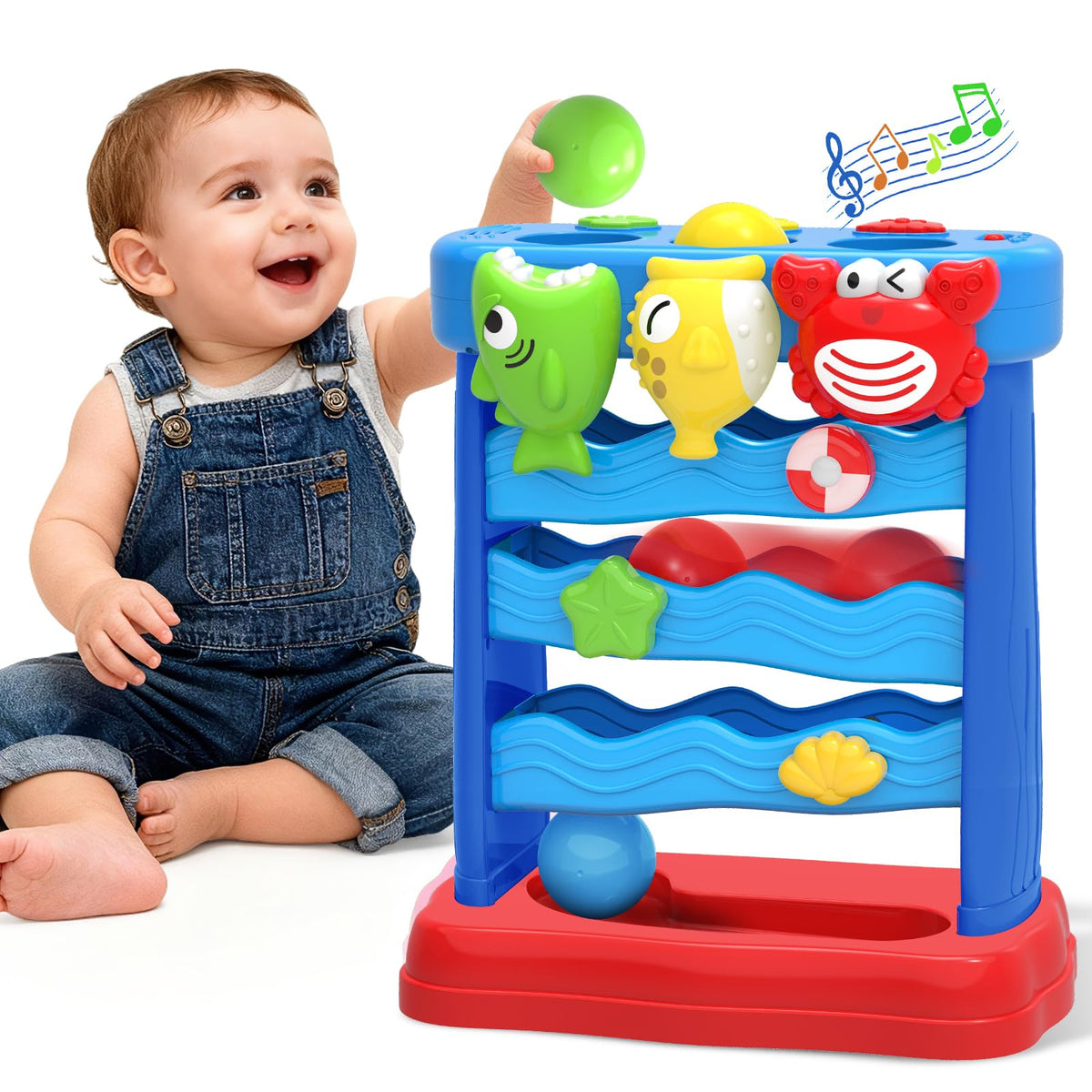YEGEER feeding toy with lights enhances visual exploration for toddlers