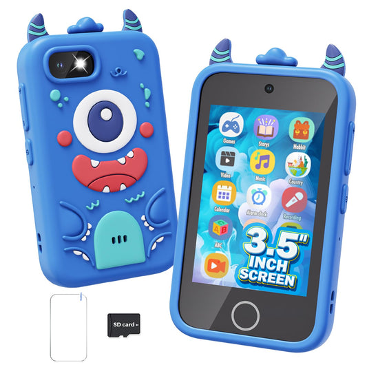 Yehtta Kids Phone front view with dual camera for kid-friendly photos.