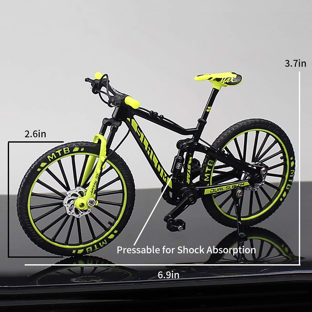 YEIBOBO alloy mini downhill bike toy packaging with display window.