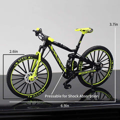 YEIBOBO alloy mini downhill bike toy packaging with display window.