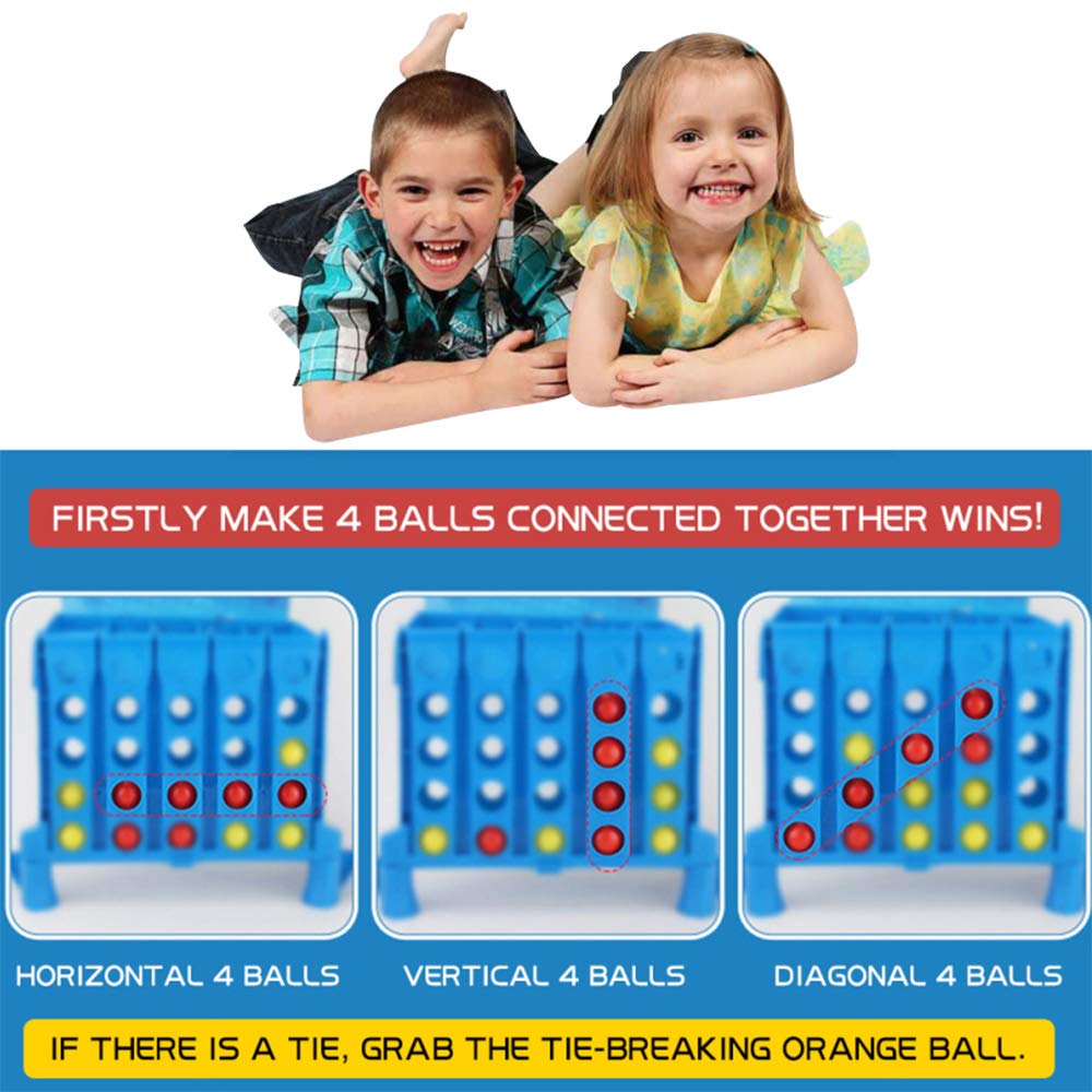 YEIBOBO Bounce Balls Shots Game ABS material ensures safe play.