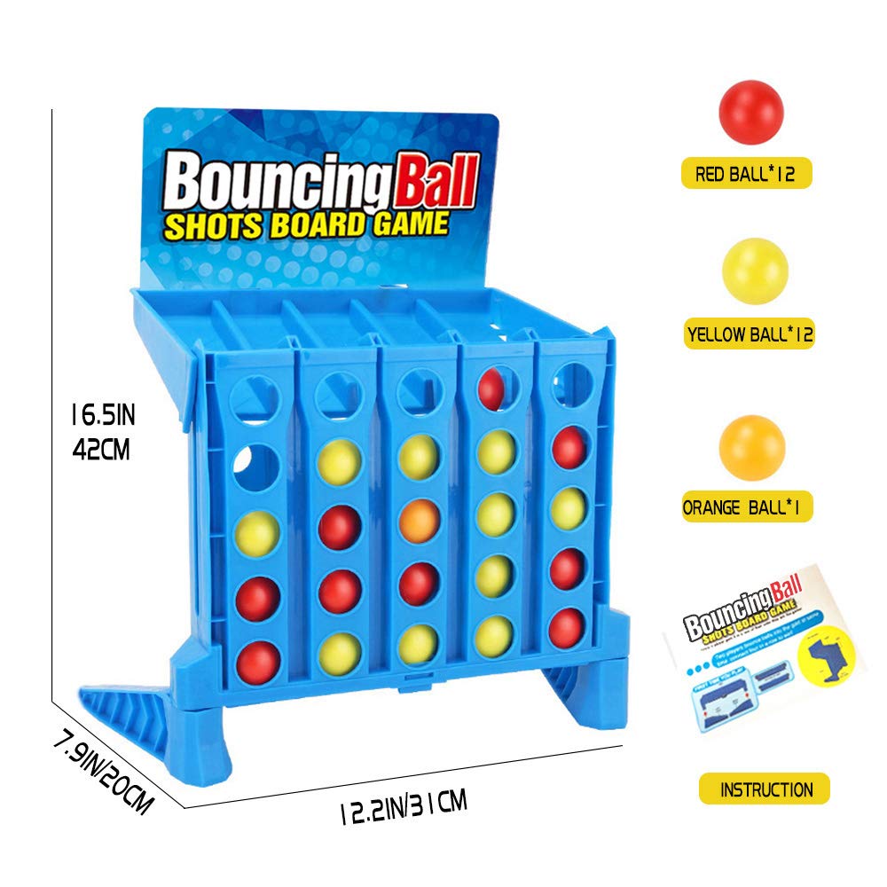 YEIBOBO Bounce Balls Shots Game sturdy design sparks friendly competition.