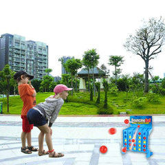 YEIBOBO Bounce Balls Shots Game in two-team mode encourages teamwork.