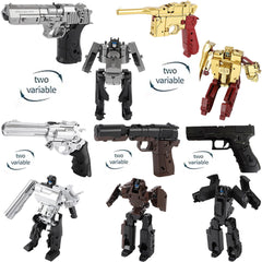 YEIBOBO! mini transforming robot packaging is ready for gifting and display.