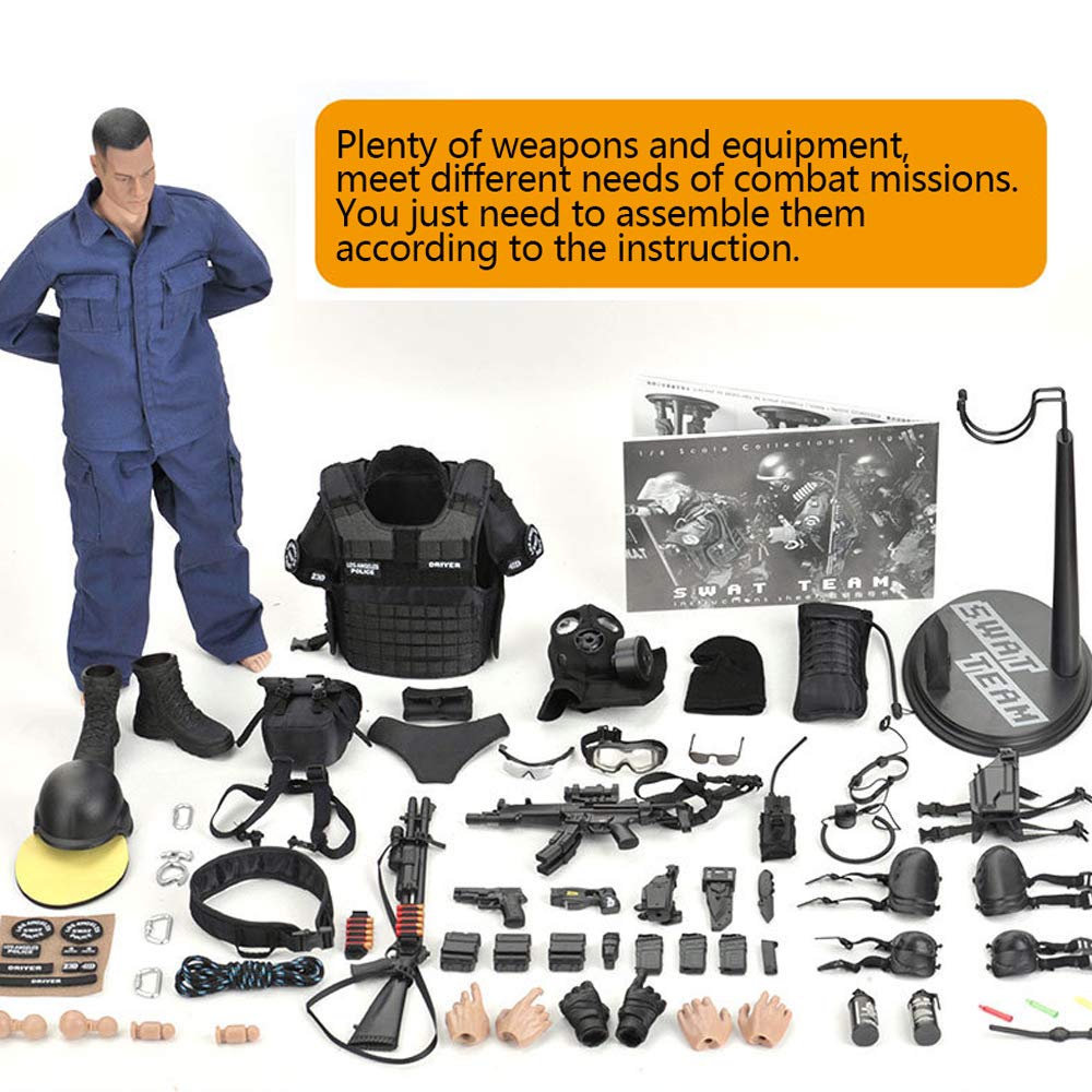 YEIBOBO mini weapons and gear for safe pretend missions.