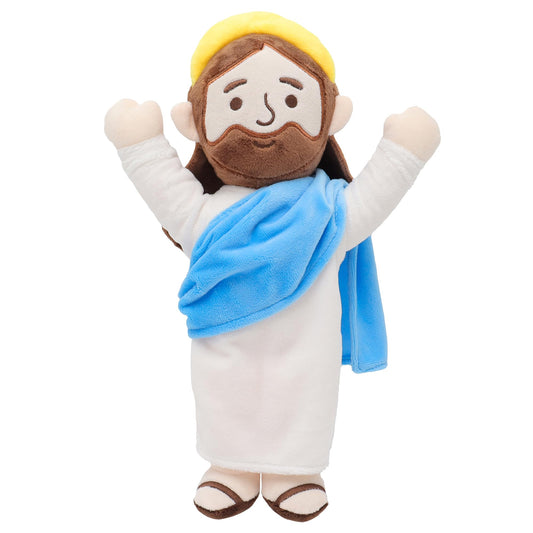Yelakey 13-inch Jesus Plush Doll ideal for cuddling and comforting faith-based play.