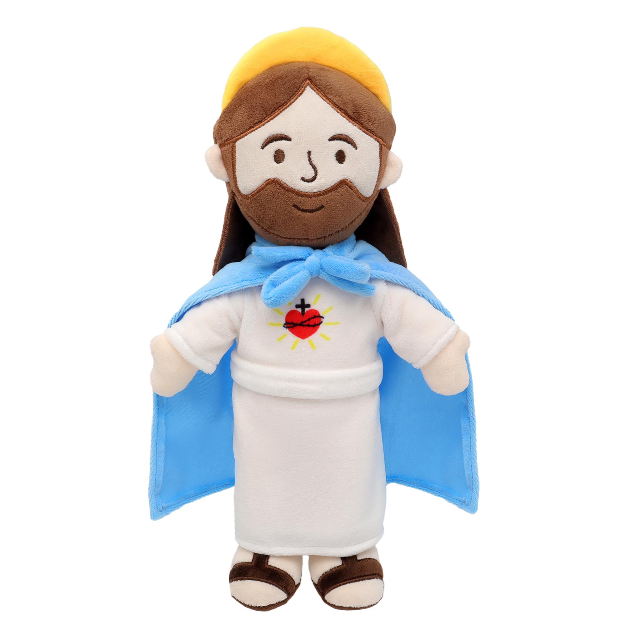 Yelakey Jesus Plush 13inch offers cuddly hugs for kids and family moments.