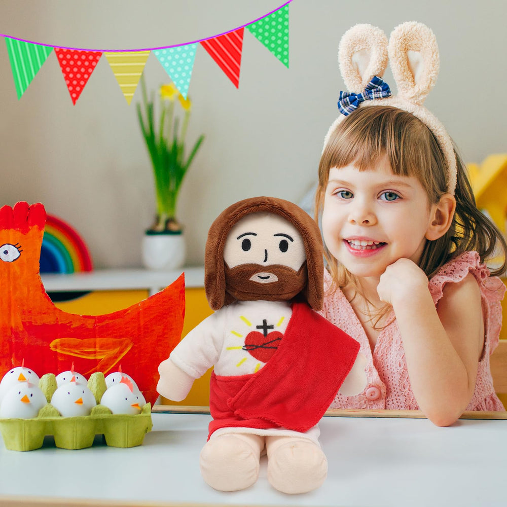 Yelakey Jesus plush bedtime snuggle comforting children at night
