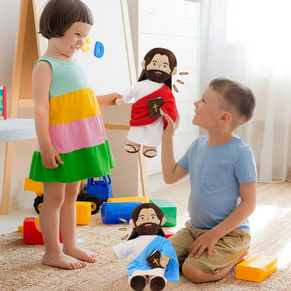 Yelakey Jesus Plush classroom use during Sunday school and group prayer.