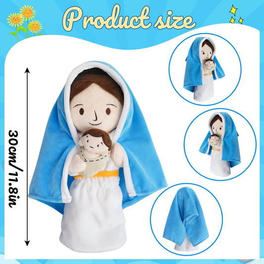 Yelakey Jesus plush doll provides soothing companionship during quiet evenings.