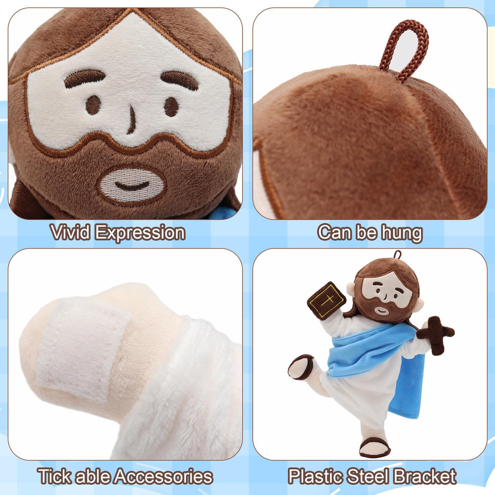 Yelakey Jesus plush doll featuring ultra-soft fabric for gentle touch