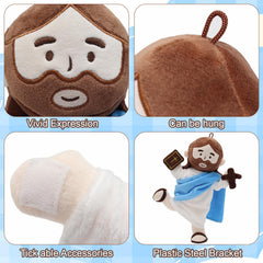 Yelakey Jesus plush doll featuring ultra-soft fabric for gentle touch