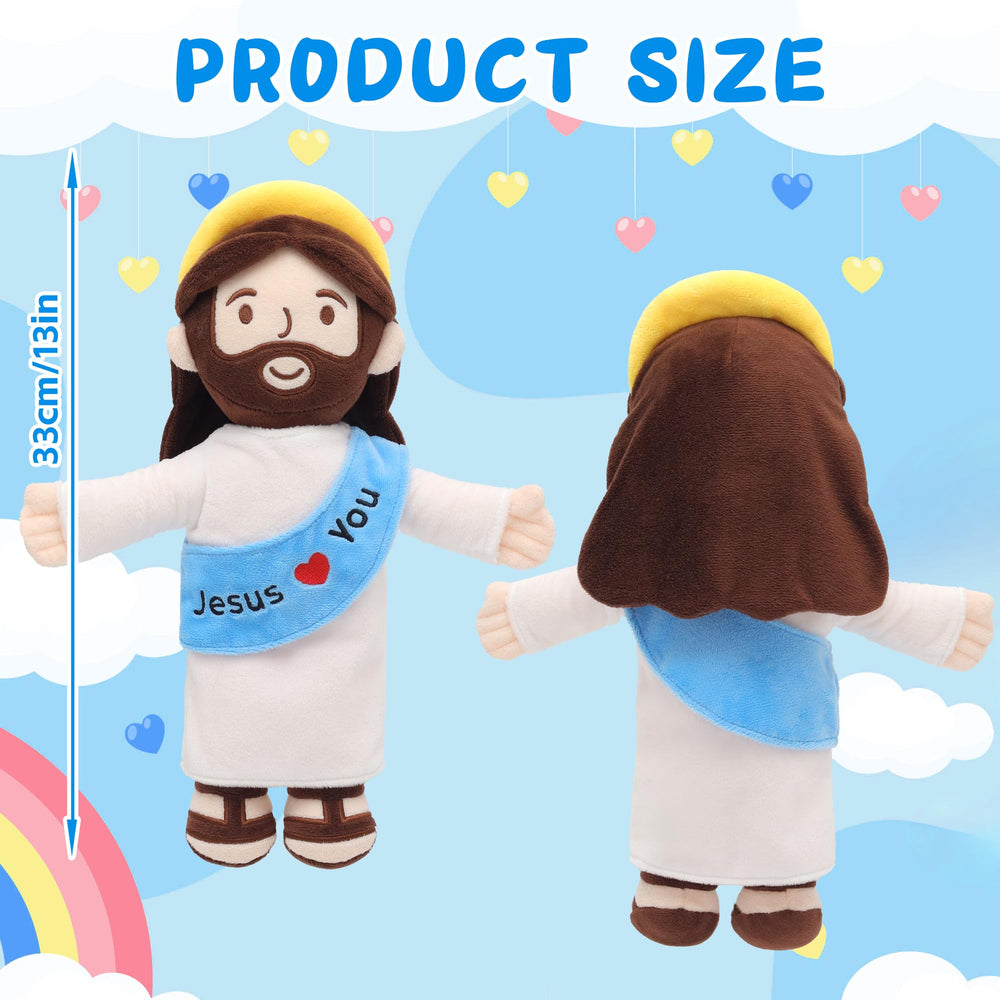 Yelakey Jesus Plush is durable for everyday play and easy to clean.