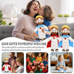 Yelakey Jesus Plush Gift-Ready keepsake for baptisms or special occasions.