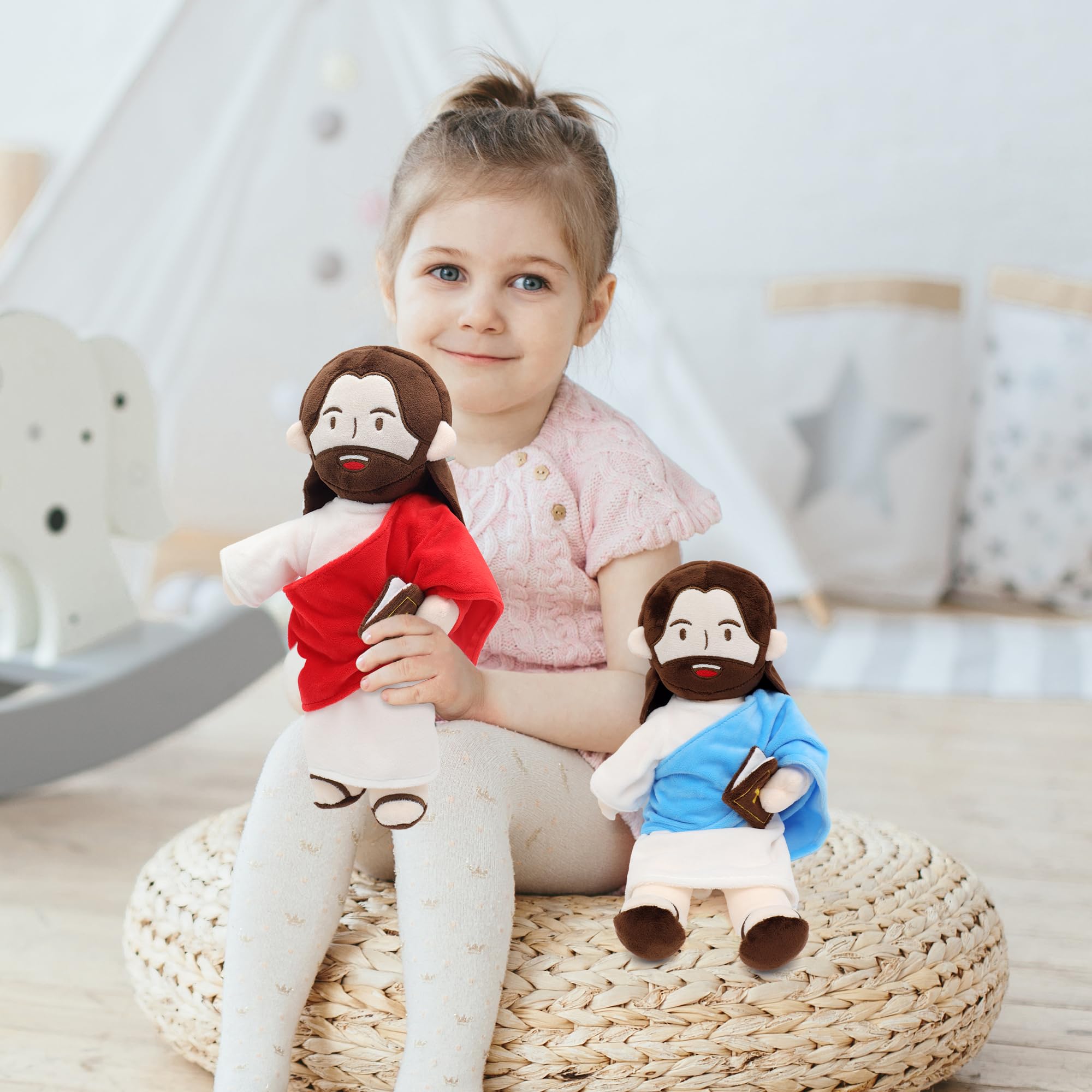 Yelakey Jesus Plush makes a thoughtful gift for baptisms and milestones.