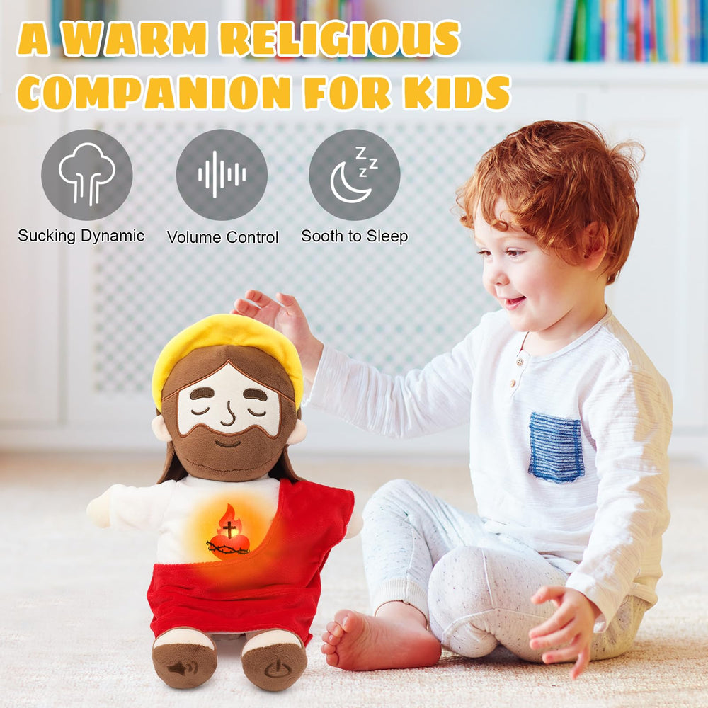 Yelakey six sound options include calming religious songs for quiet evenings.