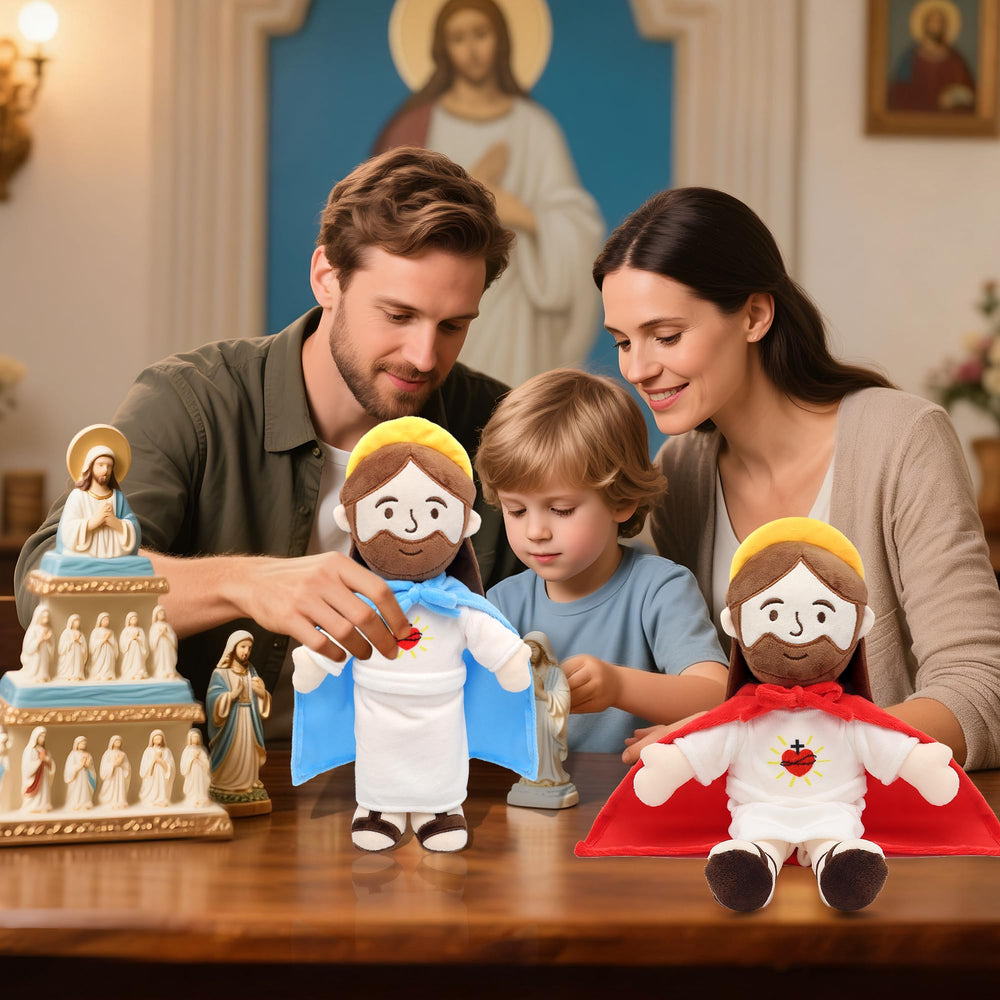 Yelakey Jesus Plush Hug-Friendly design invites comforting snuggles.