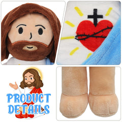 Yelakey Jesus plush in hug position ideal for comforting children
