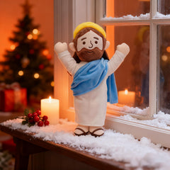 Yelakey Jesus Plush Soft Fabric feels cozy for hugs and quiet daytime snuggles.