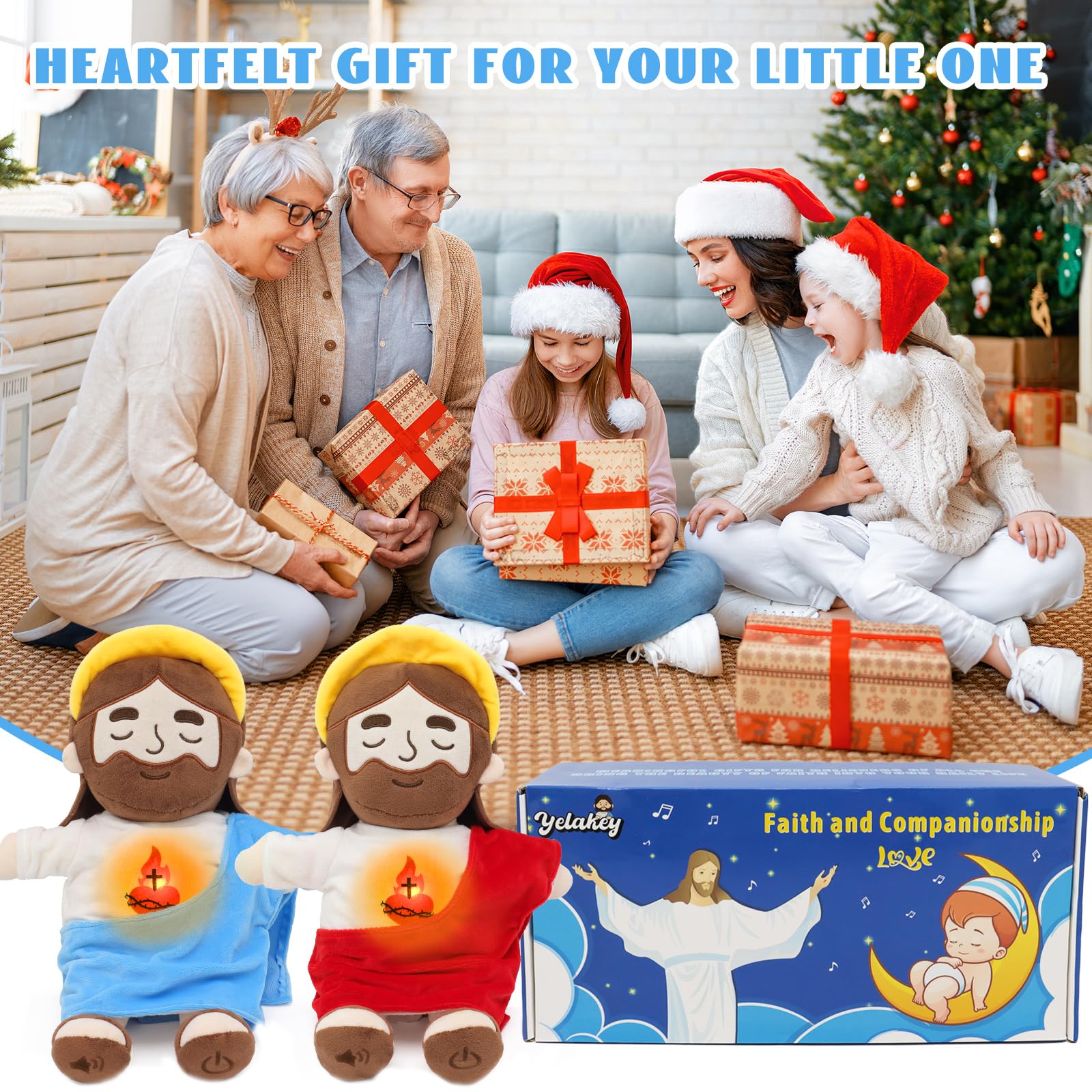 Yelakey breathing sound feature helps kids drift off peacefully.