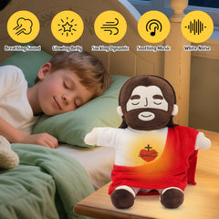 Yelakey Jesus plush crafted from soft polyester for cozy hugs.