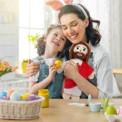 Yelakey Jesus plush shipped in vacuum-pack that expands after opening