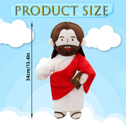 Yelakey Jesus Plush demonstrates verse playback to support early scripture learning.