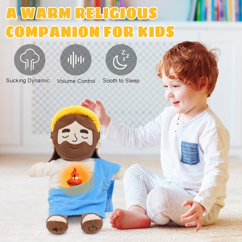 Yelakey Jesus plush gift-ready for baptisms and Easter moments.