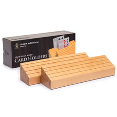 Yellow Mountain Imports beechwood card holders dimensions 9.8 by 2.3 inches