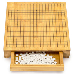 Yellow Mountain Imports Go board weighs 5.3 pounds for stable play.