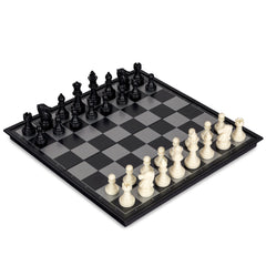 Yellow Mountain Imports checkers pieces close-up with non-magnetic design.