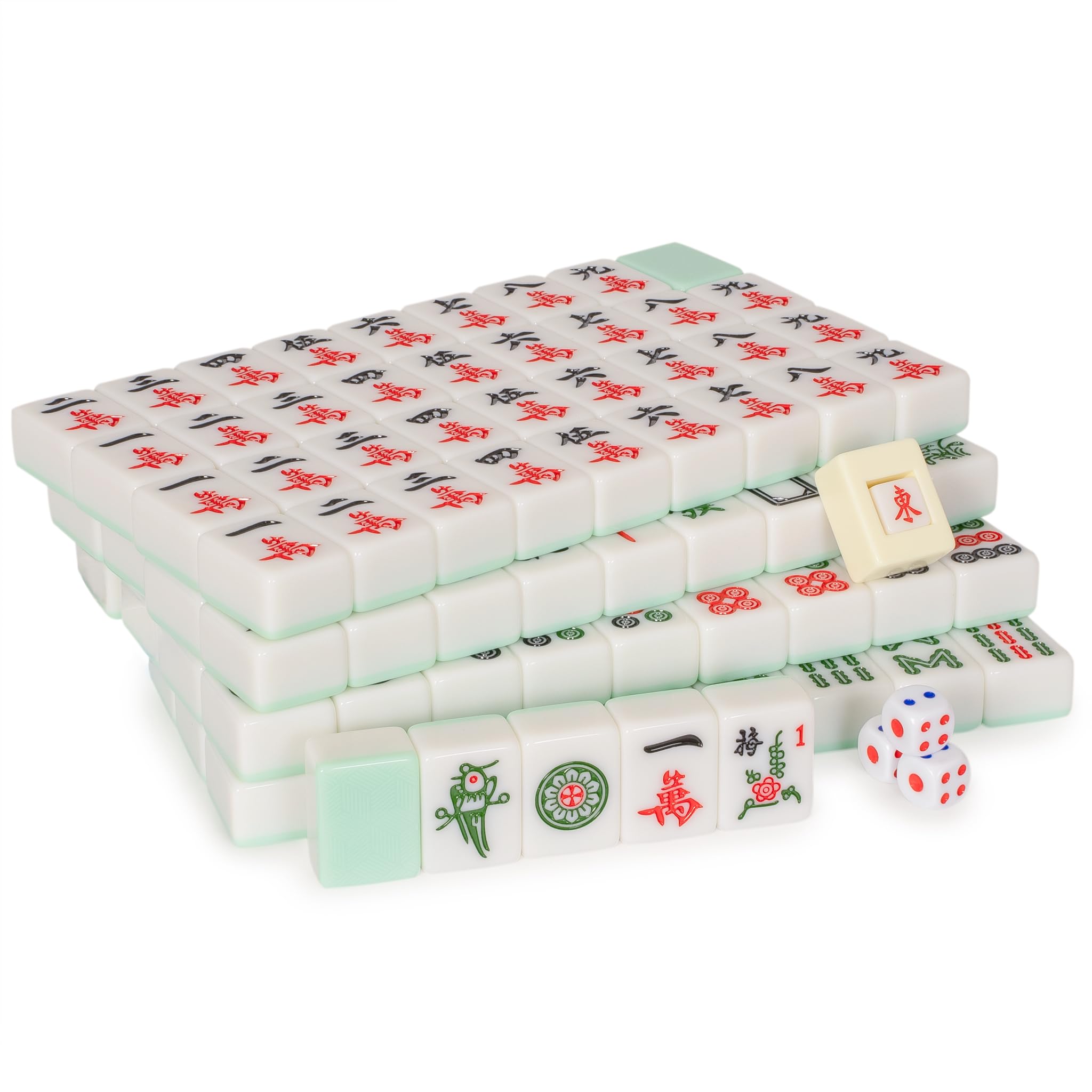 Acrylic wind indicator used during traditional Mahjong gameplay