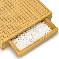 Yellow Mountain Imports full-size board ready for matches and practice sessions.