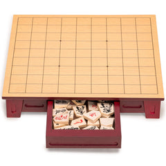 Genpai-goma kanji heads and tails on Yellow Mountain Imports Shogi pieces
