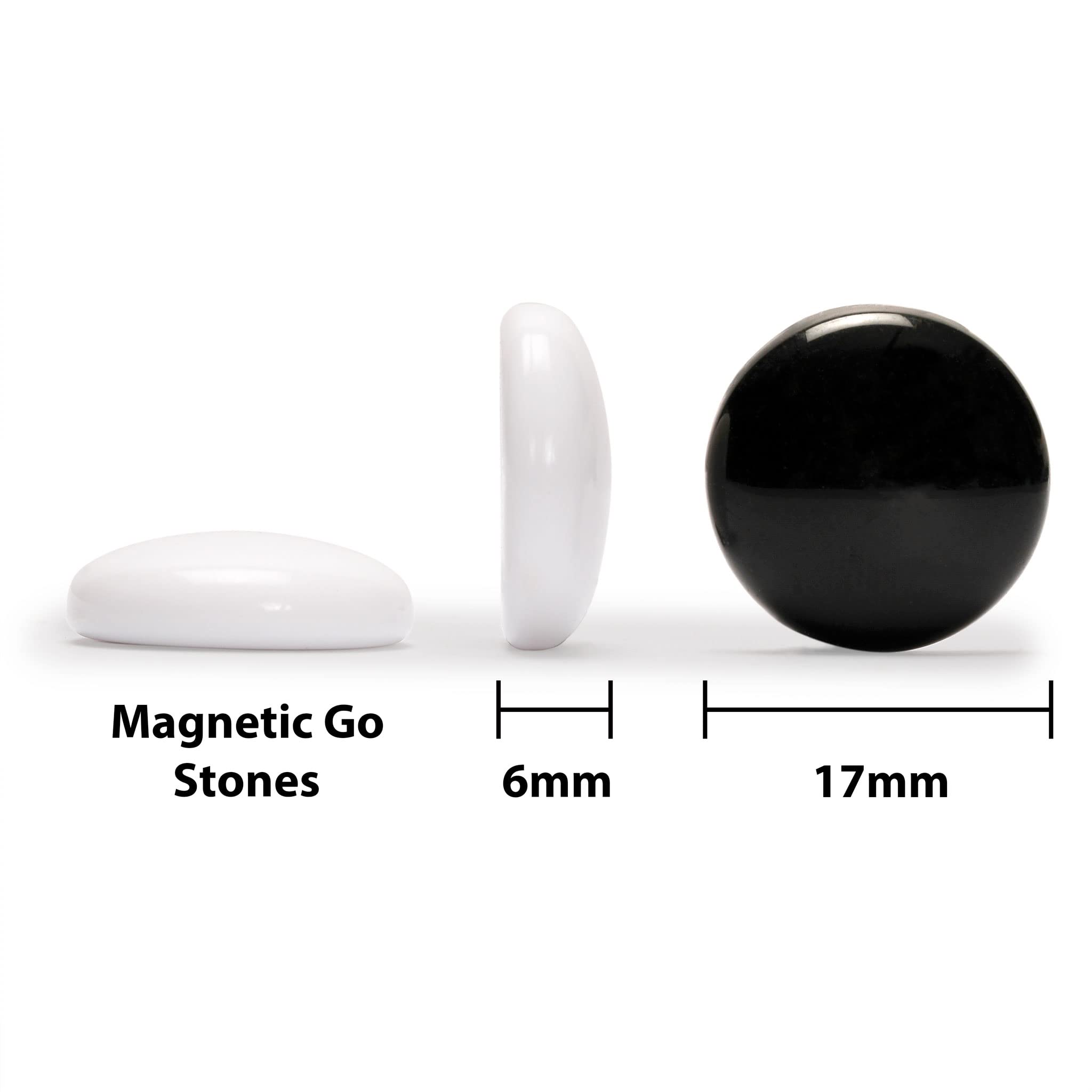 Go board with built-in storage bowls keeping stones organized.