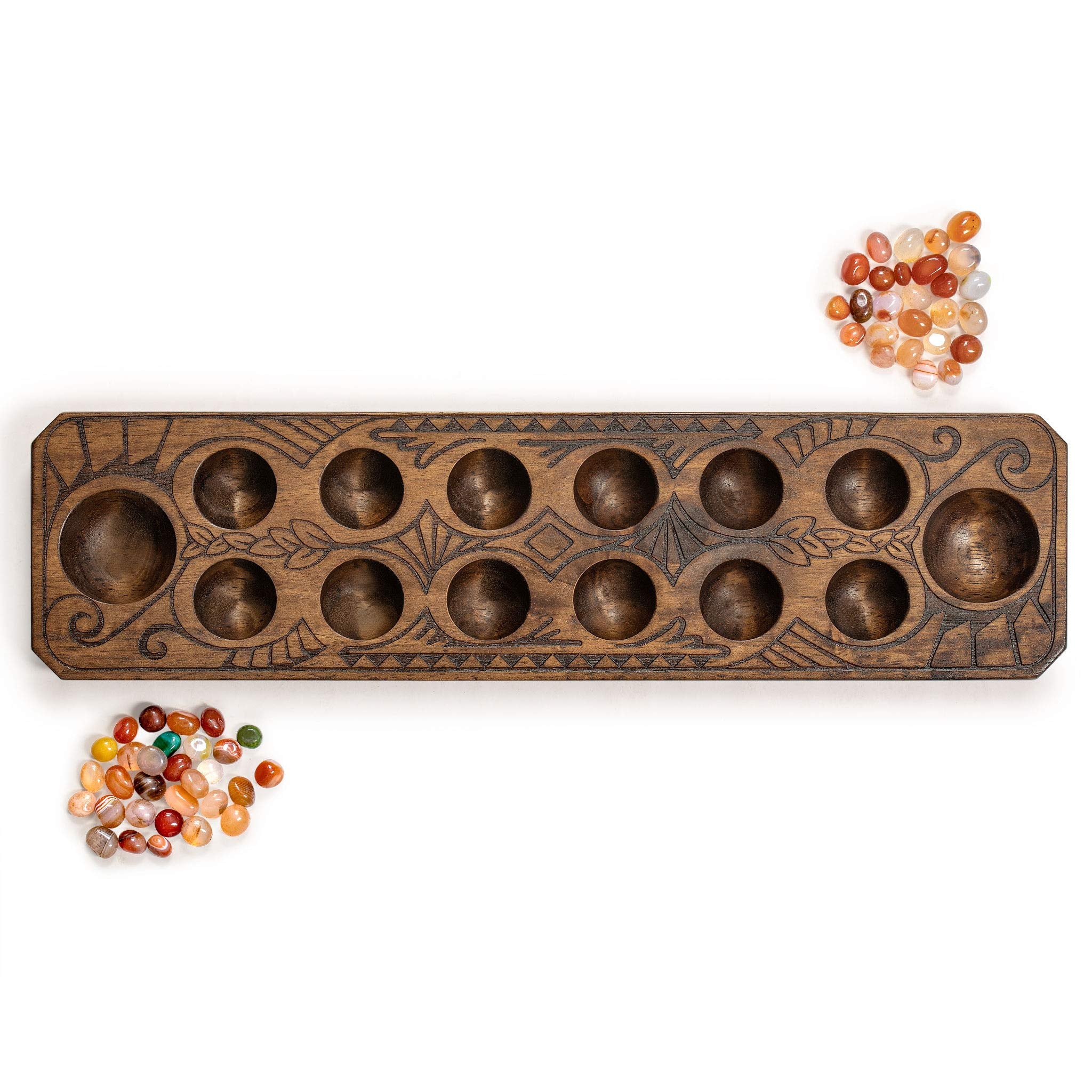 Yellow Mountain Imports quartz pebble pieces provide colorful tactile gameplay