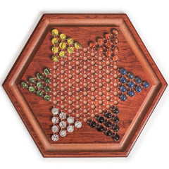 Yellow Mountain Imports 60 petal-style glass marbles in six colors for vibrant play.