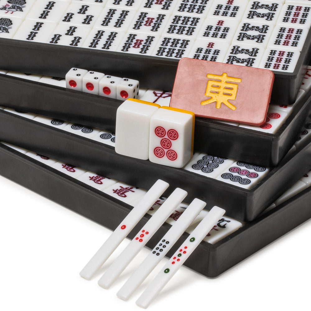 Yellow Mountain Imports riichi mahjong dice included for seating and scoring