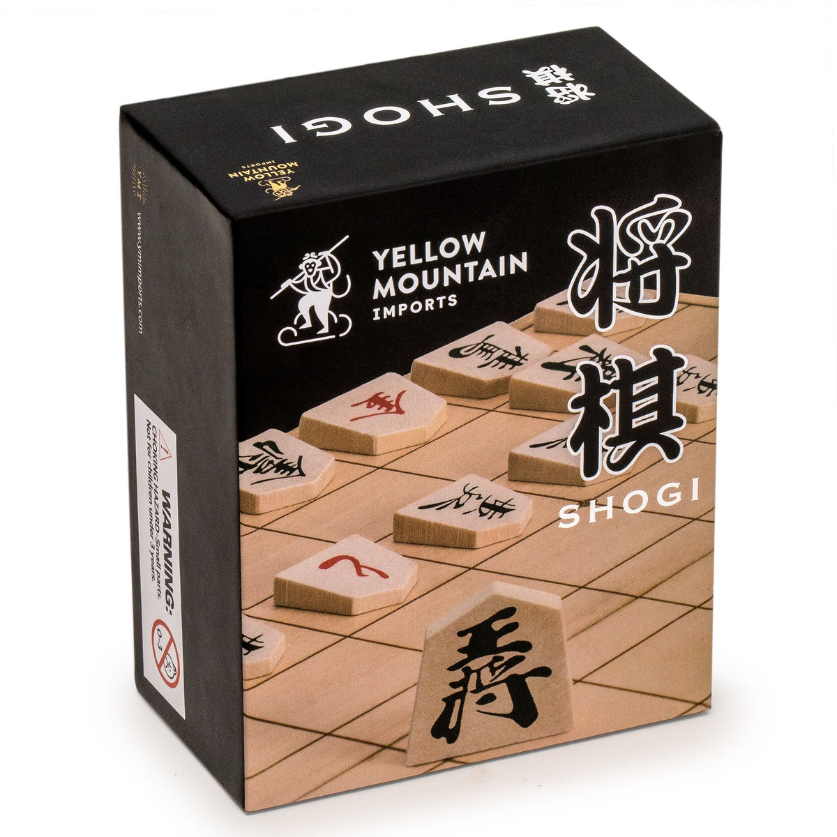 Yellow Mountain Imports shogi pieces closeup kanji showcase durable maple craft for serious play.