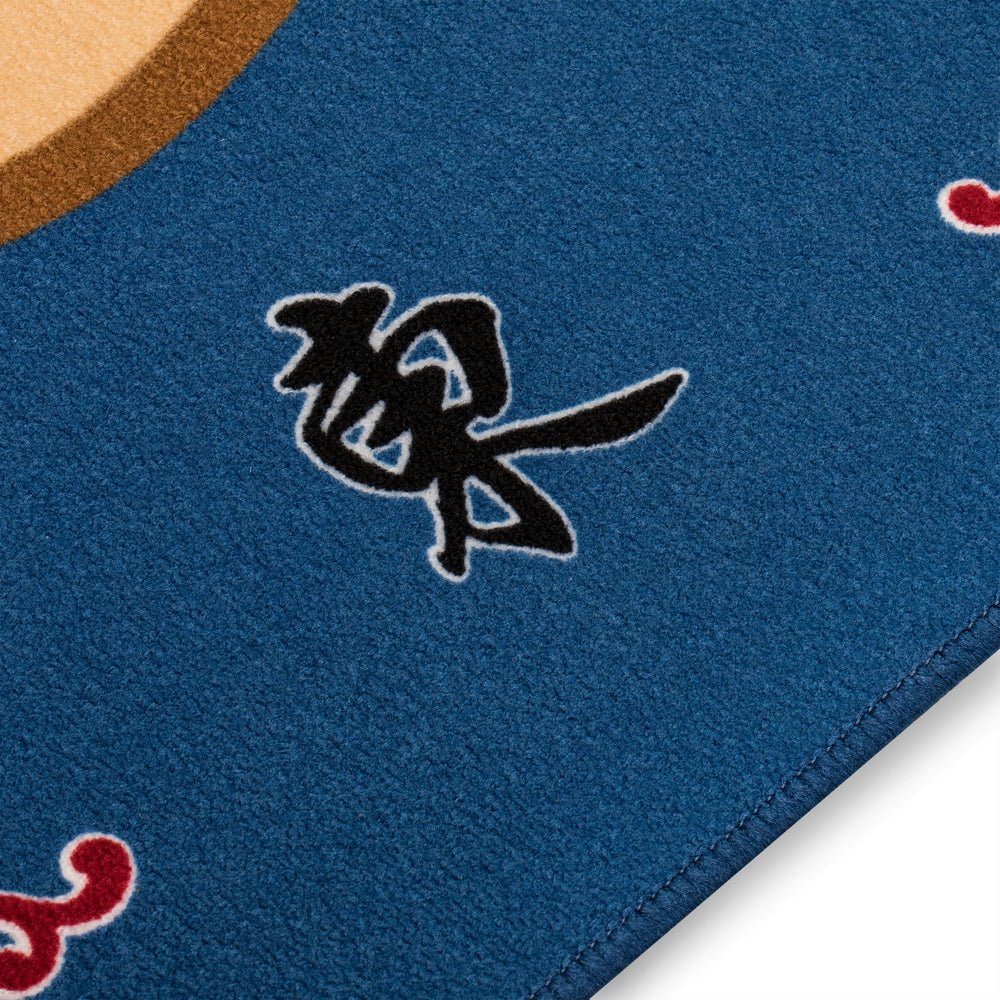 Yellow Mountain Imports table cover showing non-slip back keeping game surface steady.
