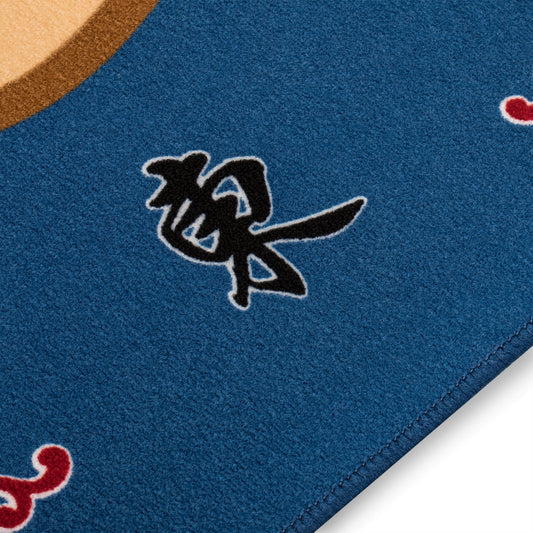 Yellow Mountain Imports table cover showing non-slip back keeping game surface steady.