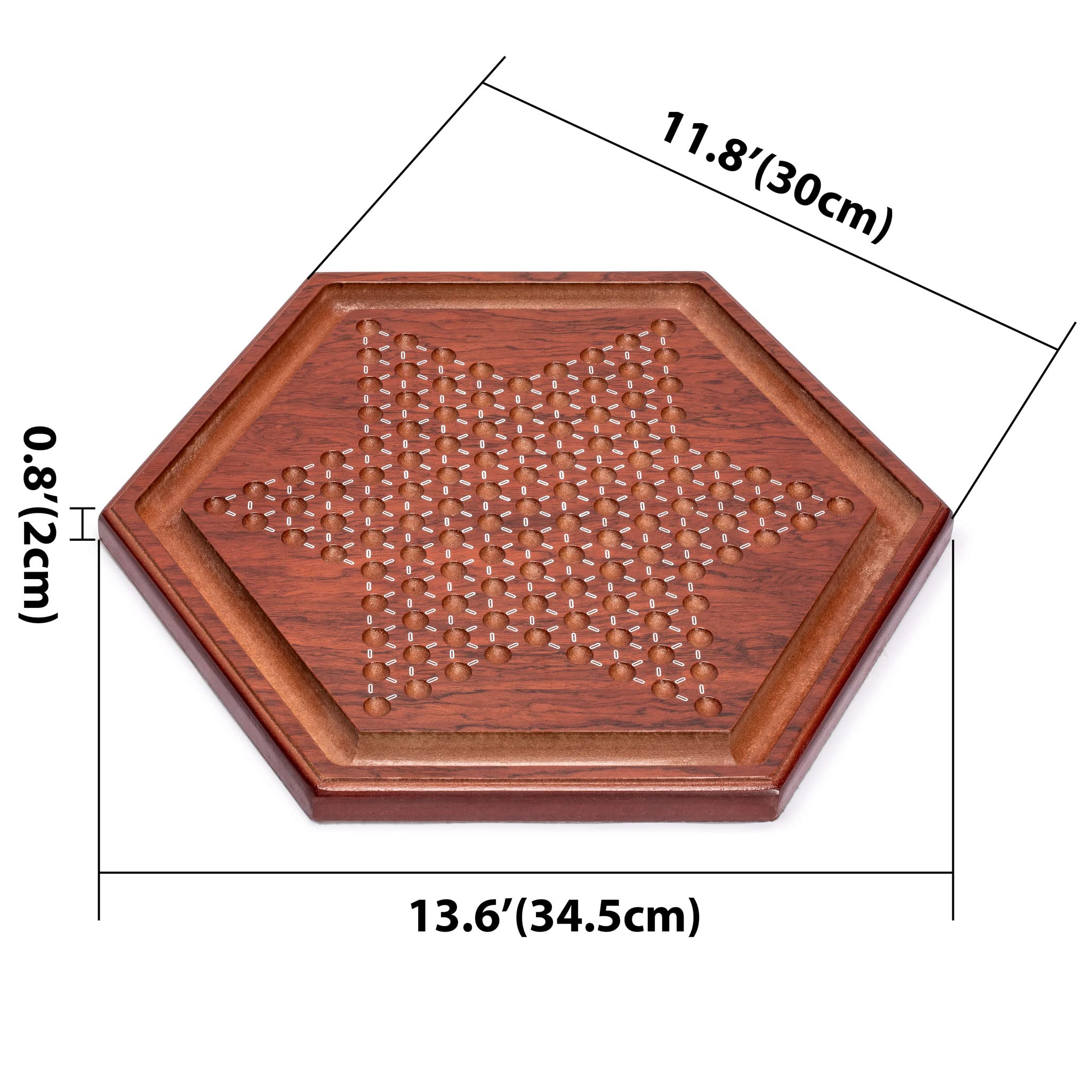 Yellow Mountain Imports 13.6-inch board size fits table spaces for gatherings.