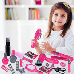 Yellow River Beauty Hair Salon Playset includes hair dryer for realistic pretend play