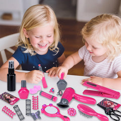 Yellow River Beauty Hair Salon Playset compact mirror and combs for tabletop fun
