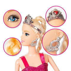 Yellow River mermaid princess doll bracelet completes charming looks.