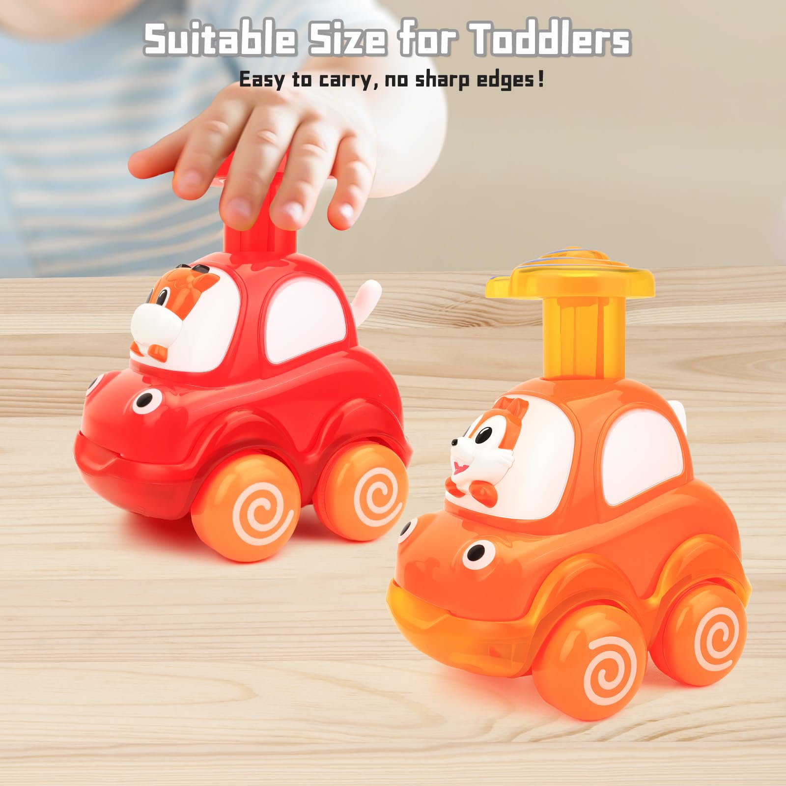 YELUFT cartoon-design bright-colours encourages visual tracking and curiosity.