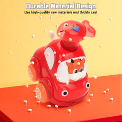 YELUFT durable-ABS-material vehicle stands up to everyday rough-and-tumble.