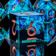 YEMEKO Sharp Edge DND dice set easy-to-read numbers aid quick decisions.