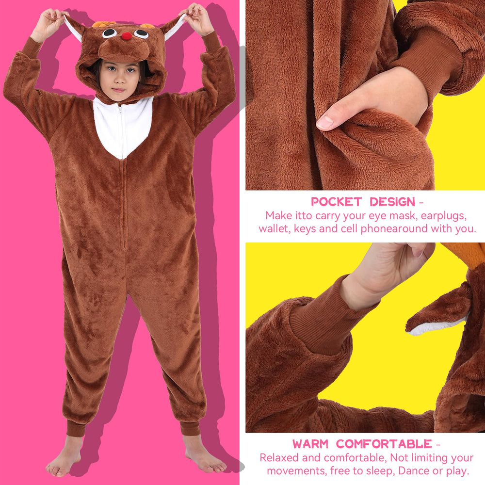 Yemnut 3D hood with tail adds cute character.