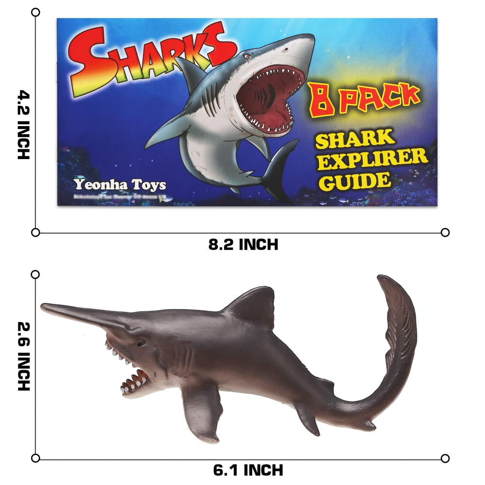 Yeonha Toys assorted sharks teach kids about different species.